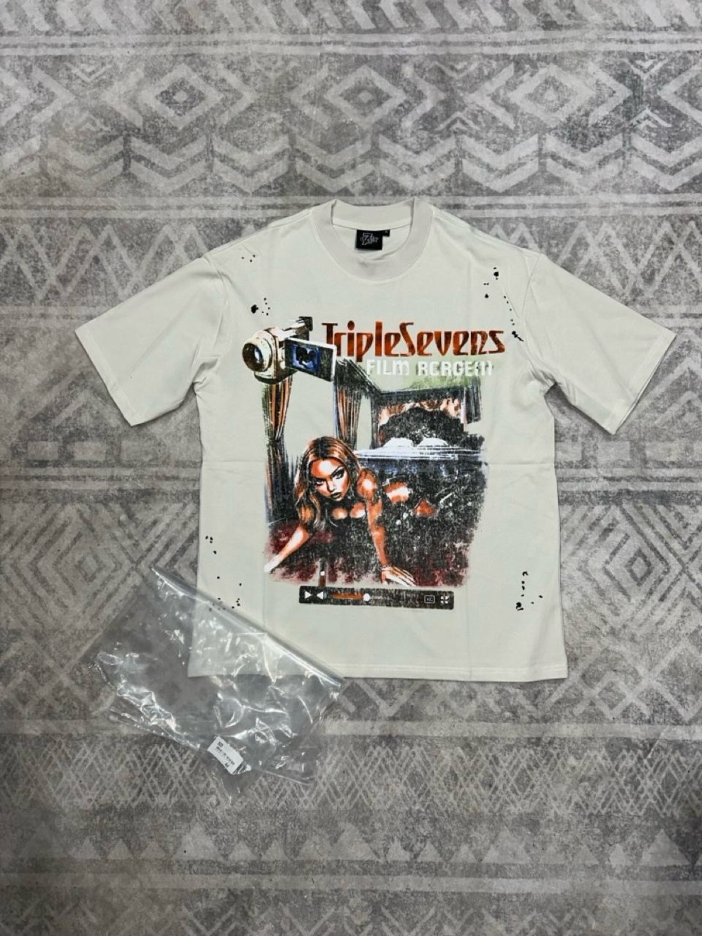 TripleSevens Graphic Tee in White